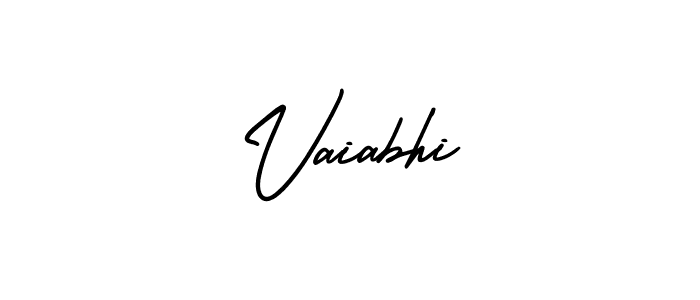 Also we have Vaiabhi name is the best signature style. Create professional handwritten signature collection using AmerikaSignatureDemo-Regular autograph style. Vaiabhi signature style 3 images and pictures png