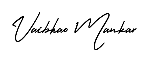 Achieve flawless digital penmanship with Vaibhao Mankar name in AmerikaSignatureDemo-Regular font. The perfect tool for creating online signatures. Vaibhao Mankar signature style 3 images and pictures png