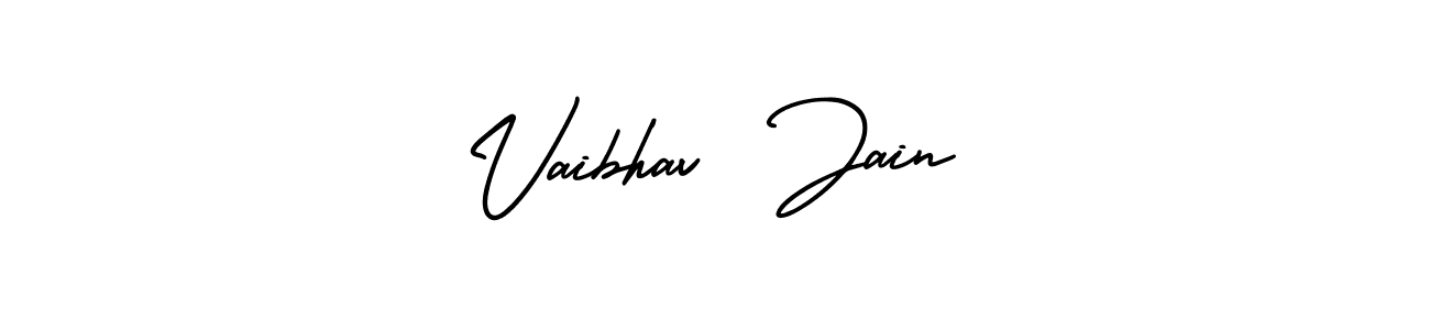 How to make Vaibhav  Jain name signature. Use AmerikaSignatureDemo-Regular style for creating short signs online. This is the latest handwritten sign. Vaibhav  Jain signature style 3 images and pictures png