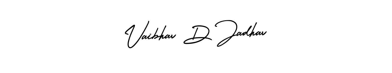 if you are searching for the best signature style for your name Vaibhav D Jadhav. so please give up your signature search. here we have designed multiple signature styles  using AmerikaSignatureDemo-Regular. Vaibhav D Jadhav signature style 3 images and pictures png