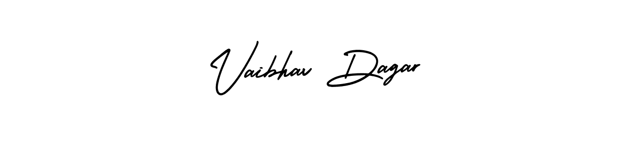 Make a beautiful signature design for name Vaibhav Dagar. With this signature (AmerikaSignatureDemo-Regular) style, you can create a handwritten signature for free. Vaibhav Dagar signature style 3 images and pictures png