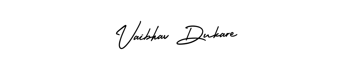 Vaibhav Dukare stylish signature style. Best Handwritten Sign (AmerikaSignatureDemo-Regular) for my name. Handwritten Signature Collection Ideas for my name Vaibhav Dukare. Vaibhav Dukare signature style 3 images and pictures png