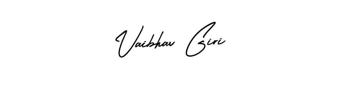 if you are searching for the best signature style for your name Vaibhav Giri. so please give up your signature search. here we have designed multiple signature styles  using AmerikaSignatureDemo-Regular. Vaibhav Giri signature style 3 images and pictures png