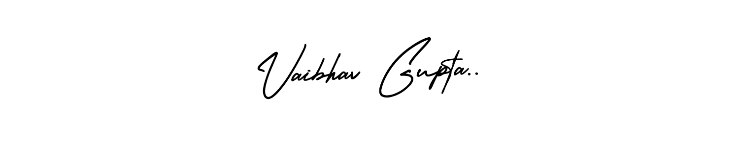 Create a beautiful signature design for name Vaibhav Gupta... With this signature (AmerikaSignatureDemo-Regular) fonts, you can make a handwritten signature for free. Vaibhav Gupta.. signature style 3 images and pictures png