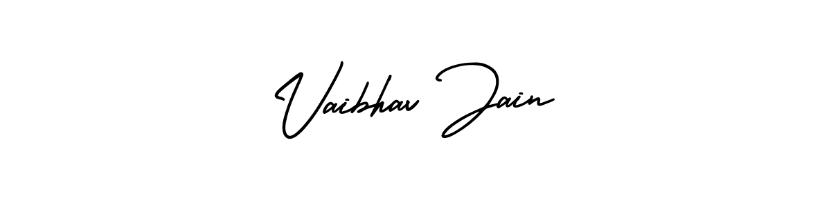 Use a signature maker to create a handwritten signature online. With this signature software, you can design (AmerikaSignatureDemo-Regular) your own signature for name Vaibhav Jain. Vaibhav Jain signature style 3 images and pictures png