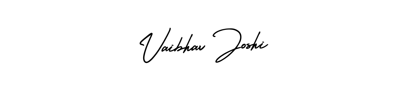 How to make Vaibhav Joshi name signature. Use AmerikaSignatureDemo-Regular style for creating short signs online. This is the latest handwritten sign. Vaibhav Joshi signature style 3 images and pictures png