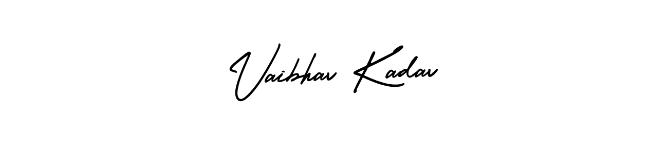 Make a beautiful signature design for name Vaibhav Kadav. With this signature (AmerikaSignatureDemo-Regular) style, you can create a handwritten signature for free. Vaibhav Kadav signature style 3 images and pictures png