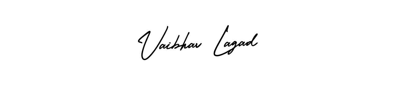 Use a signature maker to create a handwritten signature online. With this signature software, you can design (AmerikaSignatureDemo-Regular) your own signature for name Vaibhav Lagad. Vaibhav Lagad signature style 3 images and pictures png