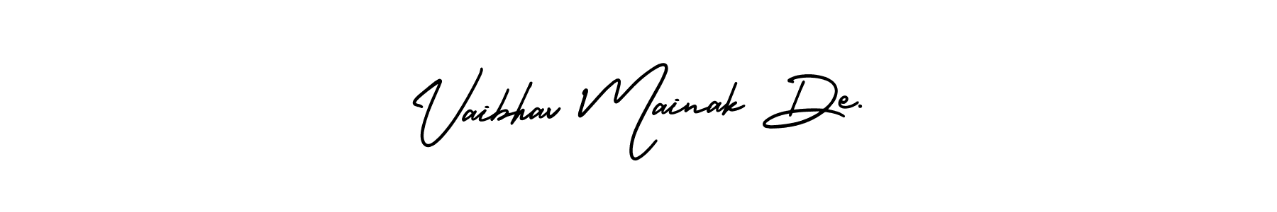 Also You can easily find your signature by using the search form. We will create Vaibhav Mainak De. name handwritten signature images for you free of cost using AmerikaSignatureDemo-Regular sign style. Vaibhav Mainak De. signature style 3 images and pictures png