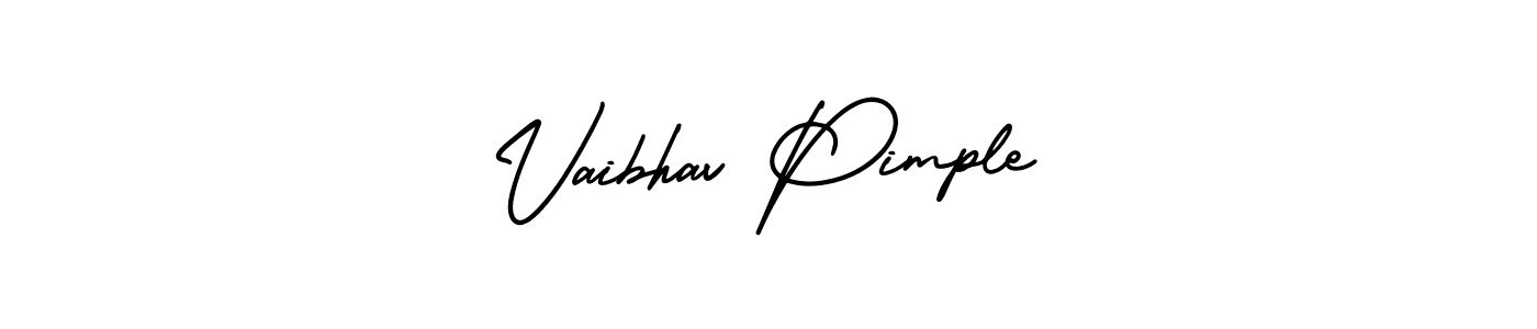 Use a signature maker to create a handwritten signature online. With this signature software, you can design (AmerikaSignatureDemo-Regular) your own signature for name Vaibhav Pimple. Vaibhav Pimple signature style 3 images and pictures png