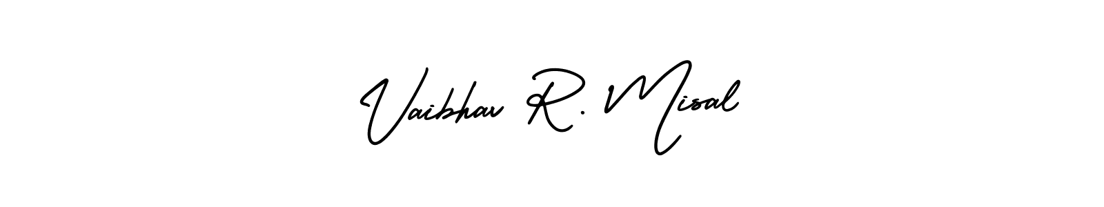 Check out images of Autograph of Vaibhav R. Misal name. Actor Vaibhav R. Misal Signature Style. AmerikaSignatureDemo-Regular is a professional sign style online. Vaibhav R. Misal signature style 3 images and pictures png