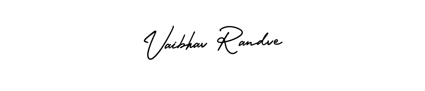 How to Draw Vaibhav Randve signature style? AmerikaSignatureDemo-Regular is a latest design signature styles for name Vaibhav Randve. Vaibhav Randve signature style 3 images and pictures png