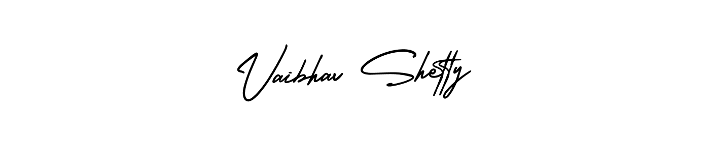 Vaibhav Shetty stylish signature style. Best Handwritten Sign (AmerikaSignatureDemo-Regular) for my name. Handwritten Signature Collection Ideas for my name Vaibhav Shetty. Vaibhav Shetty signature style 3 images and pictures png