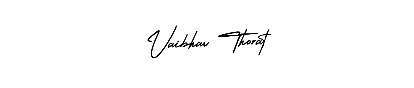 Make a short Vaibhav Thorat signature style. Manage your documents anywhere anytime using AmerikaSignatureDemo-Regular. Create and add eSignatures, submit forms, share and send files easily. Vaibhav Thorat signature style 3 images and pictures png