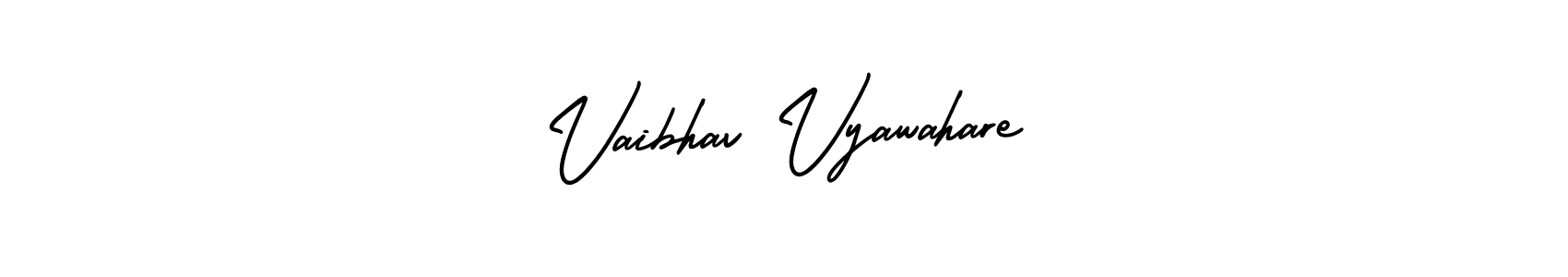 Make a short Vaibhav Vyawahare signature style. Manage your documents anywhere anytime using AmerikaSignatureDemo-Regular. Create and add eSignatures, submit forms, share and send files easily. Vaibhav Vyawahare signature style 3 images and pictures png