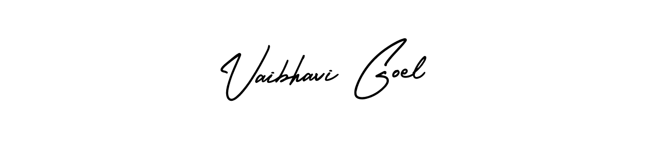 Make a beautiful signature design for name Vaibhavi Goel. Use this online signature maker to create a handwritten signature for free. Vaibhavi Goel signature style 3 images and pictures png
