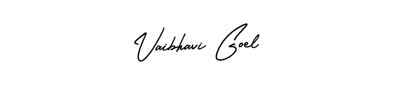 Best and Professional Signature Style for Vaibhavi Goel. AmerikaSignatureDemo-Regular Best Signature Style Collection. Vaibhavi Goel signature style 3 images and pictures png