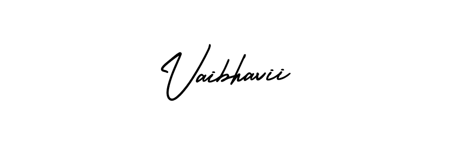 Also we have Vaibhavii name is the best signature style. Create professional handwritten signature collection using AmerikaSignatureDemo-Regular autograph style. Vaibhavii signature style 3 images and pictures png