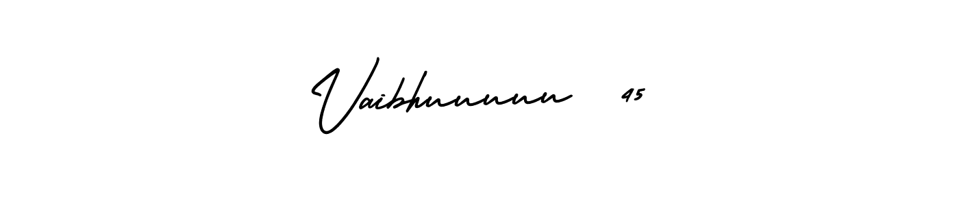 Make a beautiful signature design for name Vaibhuuuuu  45. Use this online signature maker to create a handwritten signature for free. Vaibhuuuuu  45 signature style 3 images and pictures png