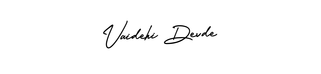 Best and Professional Signature Style for Vaidehi Devde. AmerikaSignatureDemo-Regular Best Signature Style Collection. Vaidehi Devde signature style 3 images and pictures png