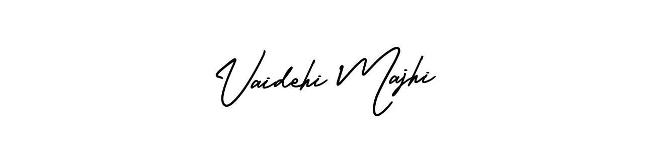 It looks lik you need a new signature style for name Vaidehi Majhi. Design unique handwritten (AmerikaSignatureDemo-Regular) signature with our free signature maker in just a few clicks. Vaidehi Majhi signature style 3 images and pictures png