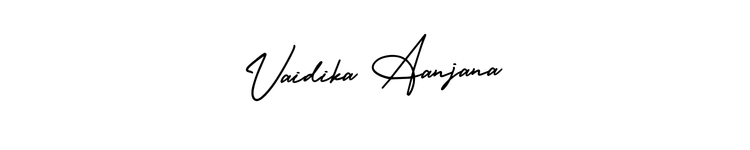 Here are the top 10 professional signature styles for the name Vaidika Aanjana. These are the best autograph styles you can use for your name. Vaidika Aanjana signature style 3 images and pictures png