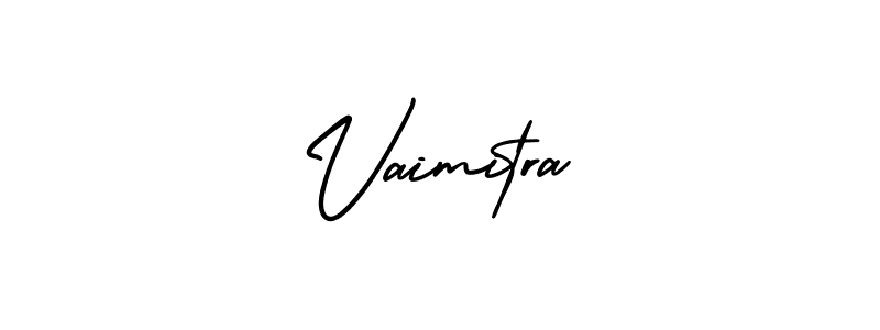 Similarly AmerikaSignatureDemo-Regular is the best handwritten signature design. Signature creator online .You can use it as an online autograph creator for name Vaimitra. Vaimitra signature style 3 images and pictures png
