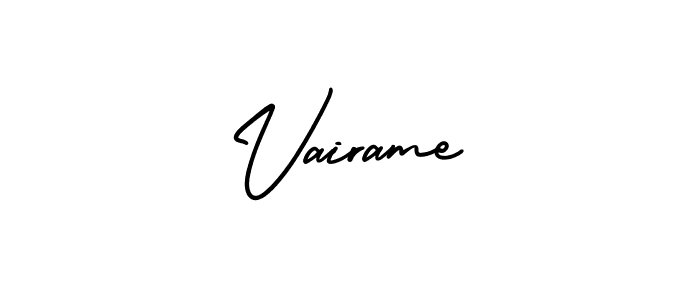 How to Draw Vairame signature style? AmerikaSignatureDemo-Regular is a latest design signature styles for name Vairame. Vairame signature style 3 images and pictures png