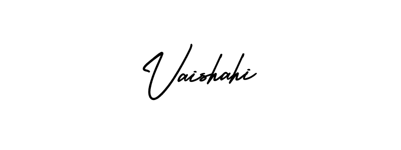 Vaishahi stylish signature style. Best Handwritten Sign (AmerikaSignatureDemo-Regular) for my name. Handwritten Signature Collection Ideas for my name Vaishahi. Vaishahi signature style 3 images and pictures png