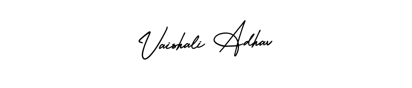 Make a short Vaishali Adhav signature style. Manage your documents anywhere anytime using AmerikaSignatureDemo-Regular. Create and add eSignatures, submit forms, share and send files easily. Vaishali Adhav signature style 3 images and pictures png