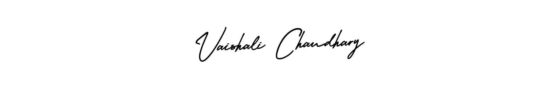 Create a beautiful signature design for name Vaishali Chaudhary. With this signature (AmerikaSignatureDemo-Regular) fonts, you can make a handwritten signature for free. Vaishali Chaudhary signature style 3 images and pictures png
