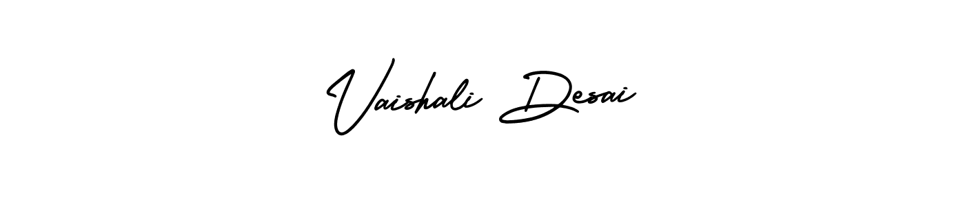 It looks lik you need a new signature style for name Vaishali Desai. Design unique handwritten (AmerikaSignatureDemo-Regular) signature with our free signature maker in just a few clicks. Vaishali Desai signature style 3 images and pictures png