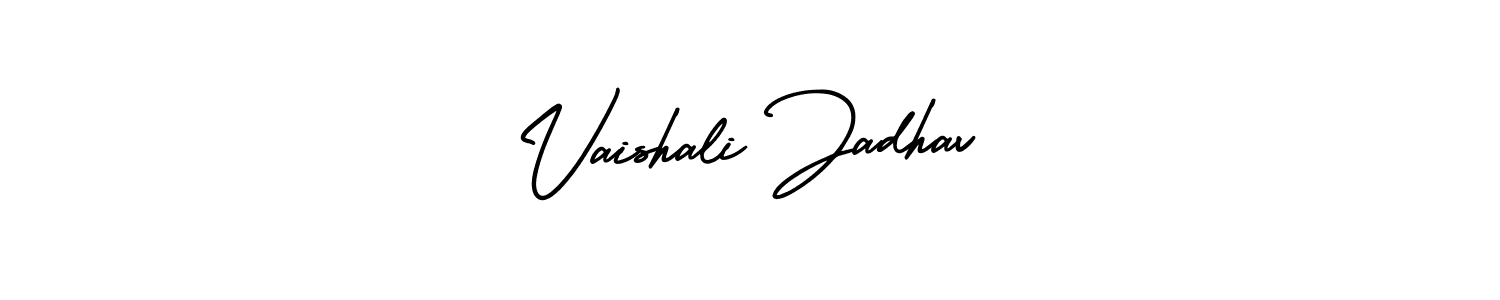 Use a signature maker to create a handwritten signature online. With this signature software, you can design (AmerikaSignatureDemo-Regular) your own signature for name Vaishali Jadhav. Vaishali Jadhav signature style 3 images and pictures png