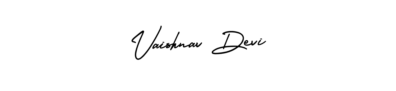 It looks lik you need a new signature style for name Vaishnav Devi. Design unique handwritten (AmerikaSignatureDemo-Regular) signature with our free signature maker in just a few clicks. Vaishnav Devi signature style 3 images and pictures png