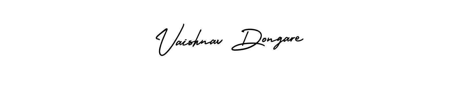 Create a beautiful signature design for name Vaishnav Dongare. With this signature (AmerikaSignatureDemo-Regular) fonts, you can make a handwritten signature for free. Vaishnav Dongare signature style 3 images and pictures png