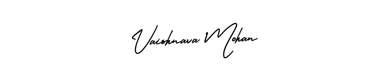 Also we have Vaishnava Mohan name is the best signature style. Create professional handwritten signature collection using AmerikaSignatureDemo-Regular autograph style. Vaishnava Mohan signature style 3 images and pictures png