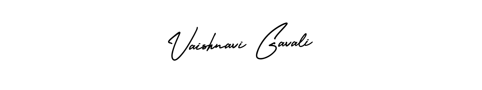 Use a signature maker to create a handwritten signature online. With this signature software, you can design (AmerikaSignatureDemo-Regular) your own signature for name Vaishnavi Gavali. Vaishnavi Gavali signature style 3 images and pictures png