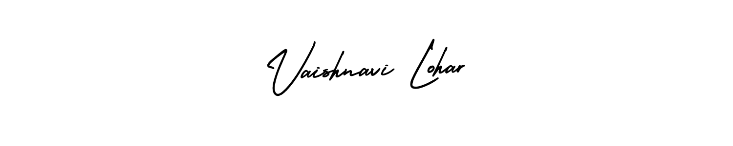 It looks lik you need a new signature style for name Vaishnavi Lohar. Design unique handwritten (AmerikaSignatureDemo-Regular) signature with our free signature maker in just a few clicks. Vaishnavi Lohar signature style 3 images and pictures png