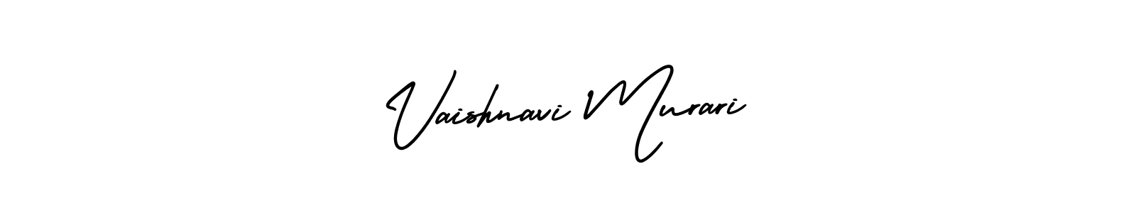 Design your own signature with our free online signature maker. With this signature software, you can create a handwritten (AmerikaSignatureDemo-Regular) signature for name Vaishnavi Murari. Vaishnavi Murari signature style 3 images and pictures png