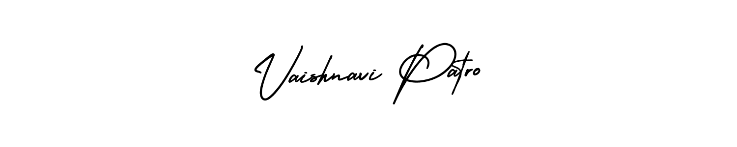 AmerikaSignatureDemo-Regular is a professional signature style that is perfect for those who want to add a touch of class to their signature. It is also a great choice for those who want to make their signature more unique. Get Vaishnavi Patro name to fancy signature for free. Vaishnavi Patro signature style 3 images and pictures png