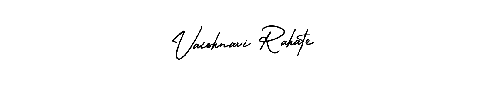 Vaishnavi Rahate stylish signature style. Best Handwritten Sign (AmerikaSignatureDemo-Regular) for my name. Handwritten Signature Collection Ideas for my name Vaishnavi Rahate. Vaishnavi Rahate signature style 3 images and pictures png