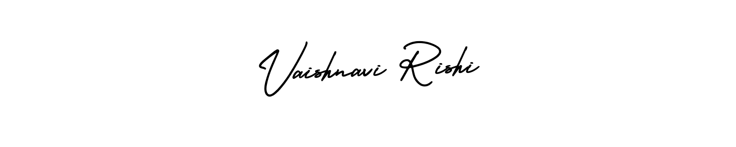 It looks lik you need a new signature style for name Vaishnavi Rishi. Design unique handwritten (AmerikaSignatureDemo-Regular) signature with our free signature maker in just a few clicks. Vaishnavi Rishi signature style 3 images and pictures png