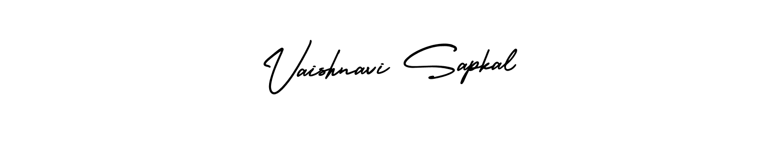 AmerikaSignatureDemo-Regular is a professional signature style that is perfect for those who want to add a touch of class to their signature. It is also a great choice for those who want to make their signature more unique. Get Vaishnavi Sapkal name to fancy signature for free. Vaishnavi Sapkal signature style 3 images and pictures png