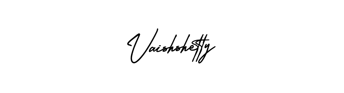 You should practise on your own different ways (AmerikaSignatureDemo-Regular) to write your name (Vaishshetty) in signature. don't let someone else do it for you. Vaishshetty signature style 3 images and pictures png
