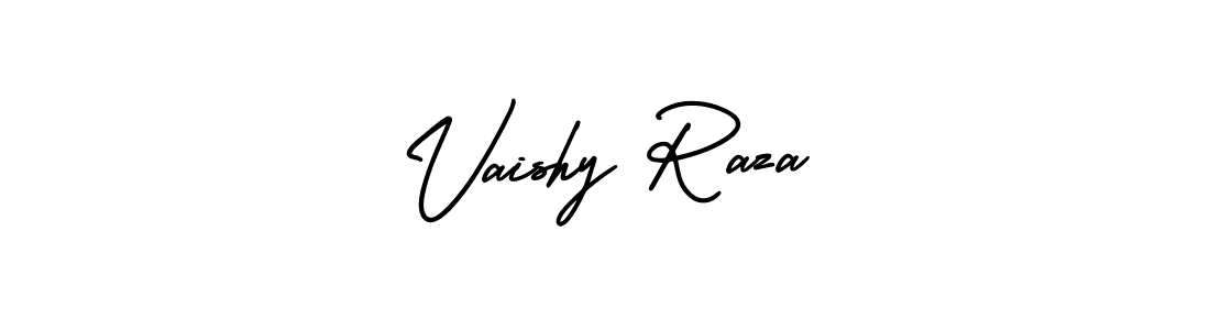 Make a beautiful signature design for name Vaishy Raza. With this signature (AmerikaSignatureDemo-Regular) style, you can create a handwritten signature for free. Vaishy Raza signature style 3 images and pictures png