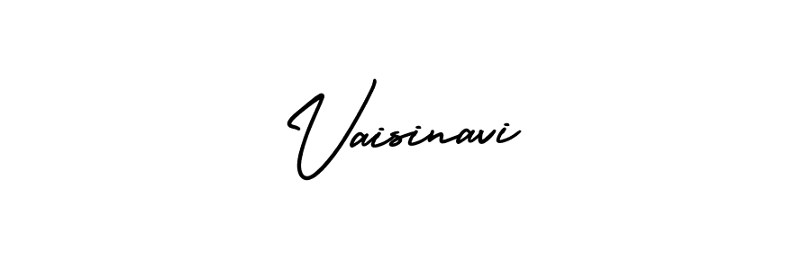 Vaisinavi stylish signature style. Best Handwritten Sign (AmerikaSignatureDemo-Regular) for my name. Handwritten Signature Collection Ideas for my name Vaisinavi. Vaisinavi signature style 3 images and pictures png