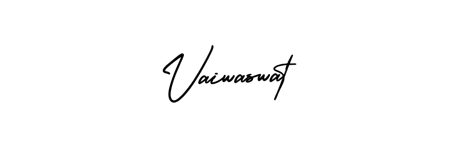 How to make Vaiwaswat signature? AmerikaSignatureDemo-Regular is a professional autograph style. Create handwritten signature for Vaiwaswat name. Vaiwaswat signature style 3 images and pictures png