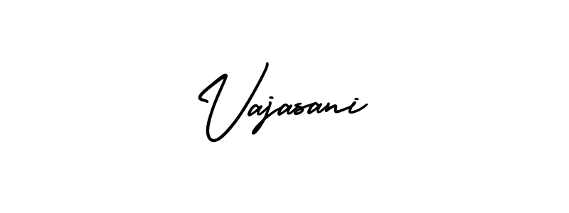 Create a beautiful signature design for name Vajasani. With this signature (AmerikaSignatureDemo-Regular) fonts, you can make a handwritten signature for free. Vajasani signature style 3 images and pictures png