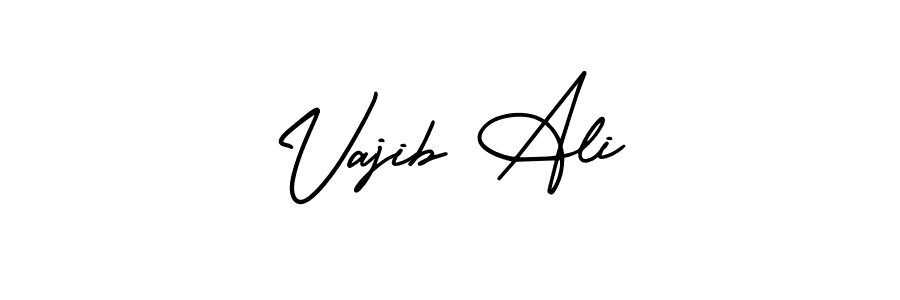 How to make Vajib Ali signature? AmerikaSignatureDemo-Regular is a professional autograph style. Create handwritten signature for Vajib Ali name. Vajib Ali signature style 3 images and pictures png