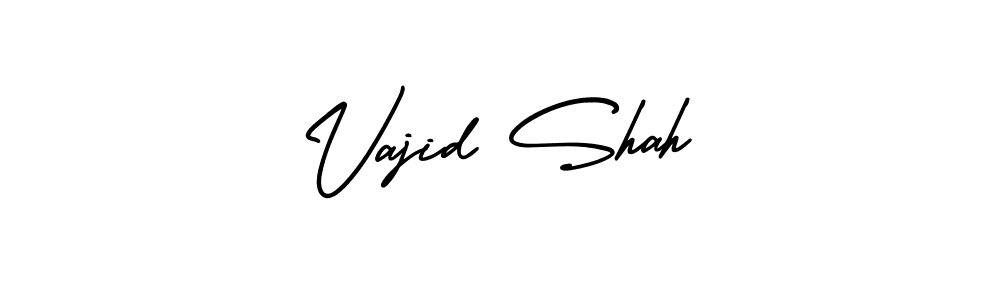 AmerikaSignatureDemo-Regular is a professional signature style that is perfect for those who want to add a touch of class to their signature. It is also a great choice for those who want to make their signature more unique. Get Vajid Shah name to fancy signature for free. Vajid Shah signature style 3 images and pictures png